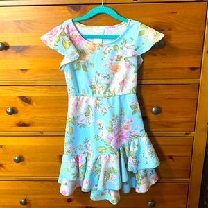 Girls flowered dress